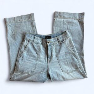 Light Blue Wide Leg Jeans